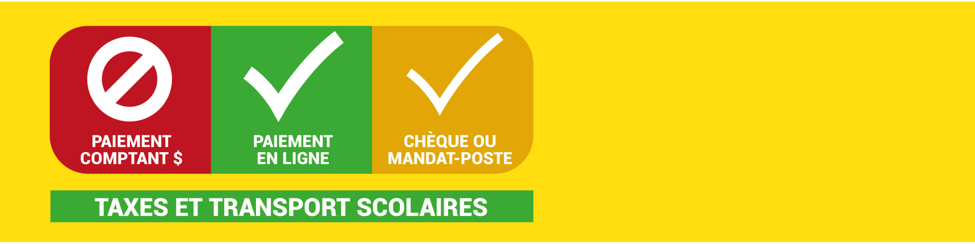 Modalités de paiement